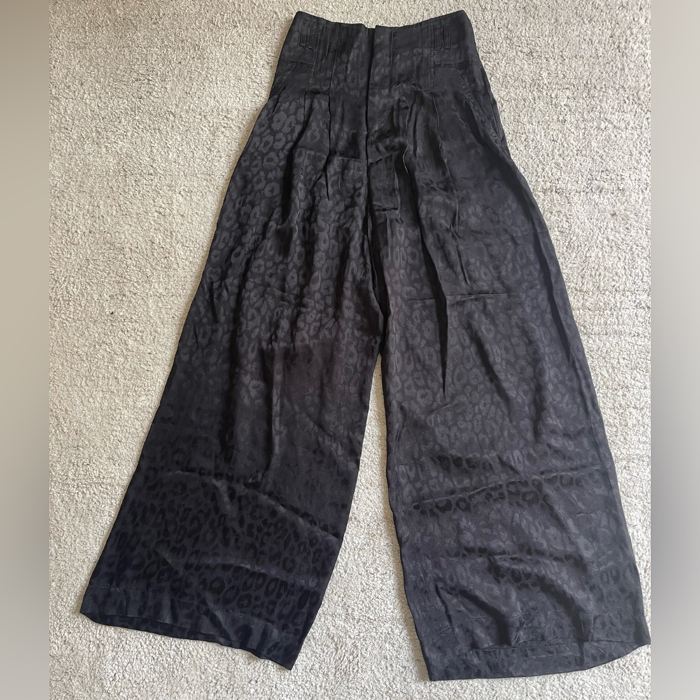 & Other Stories | Palazzo Pants Black Leopard Print